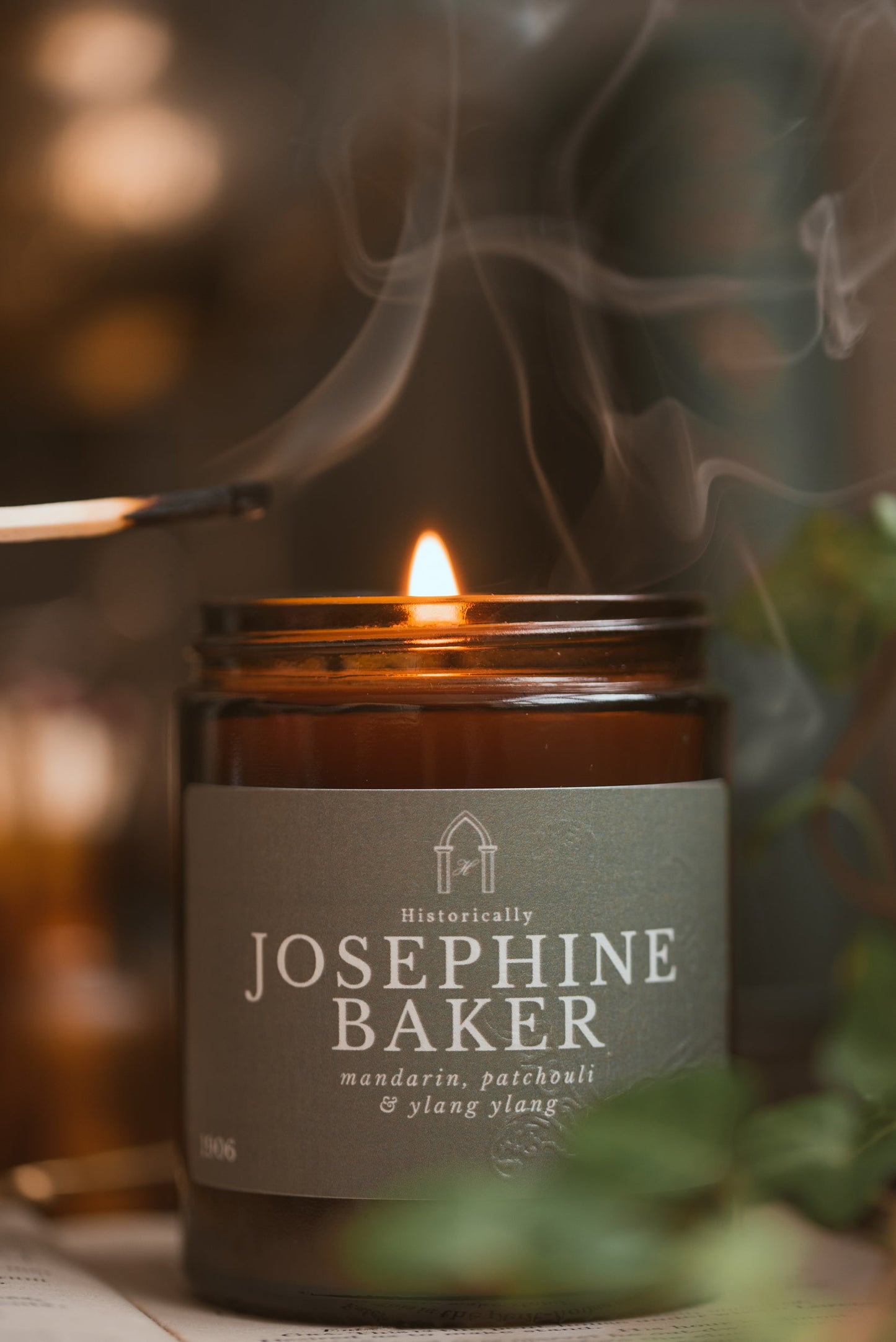 History candle inspired by jazz age artist Josephine Baker