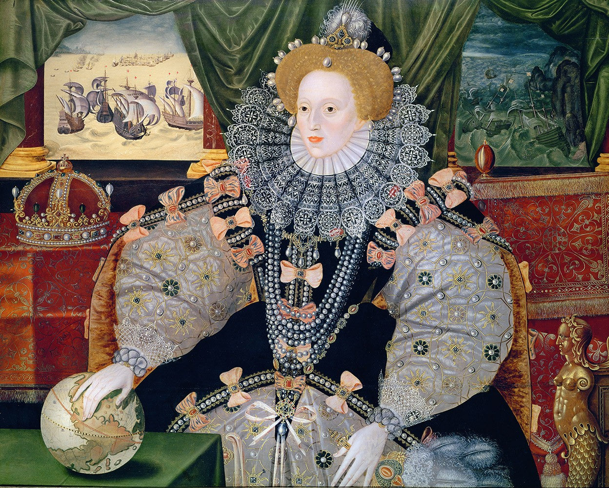 Elizabeth I Ship Pendant