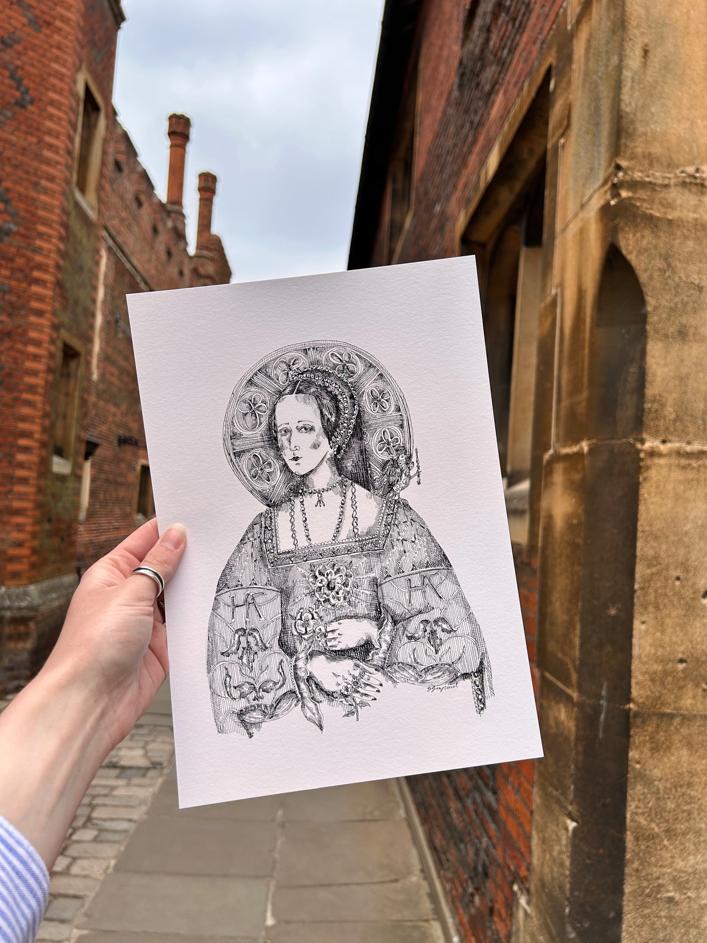 Anne Boleyn by Gisela Gayleard