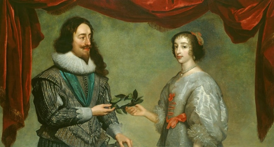 Queen Henrietta Maria Wreath Pendant